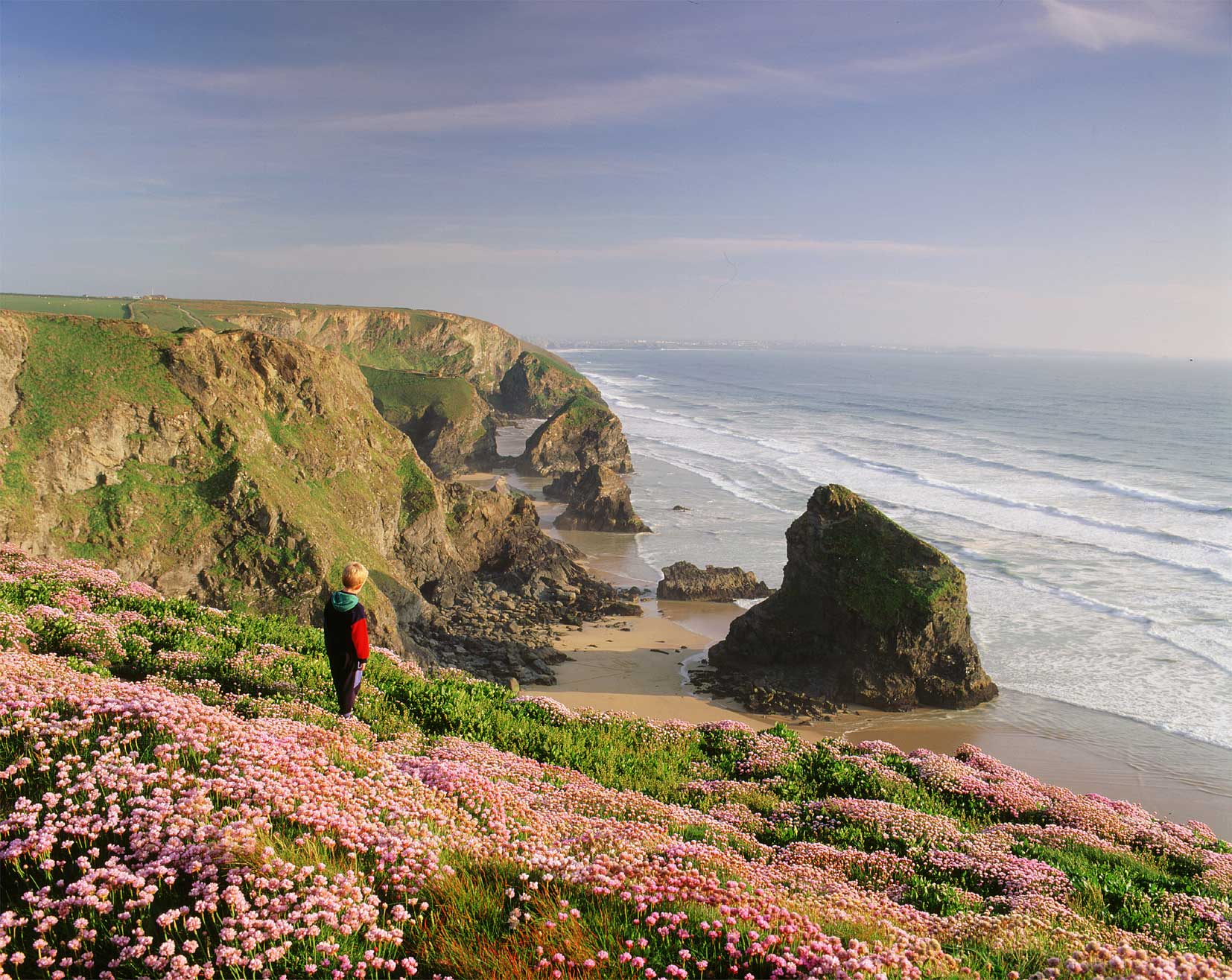 bedruthan steps, north cornwall